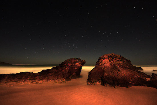 night landscape photo