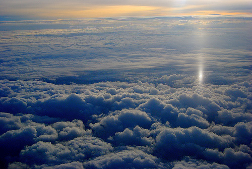 photo from an airplane window