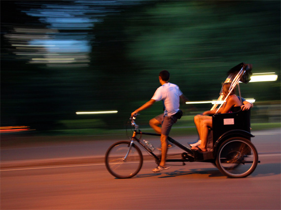 action panning photo