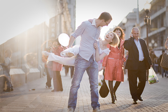 unexpected engagement photo