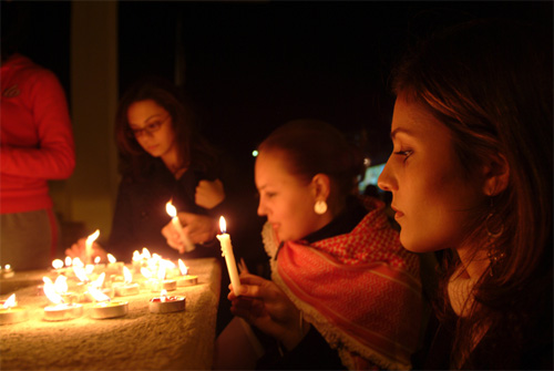 candlelight portrait