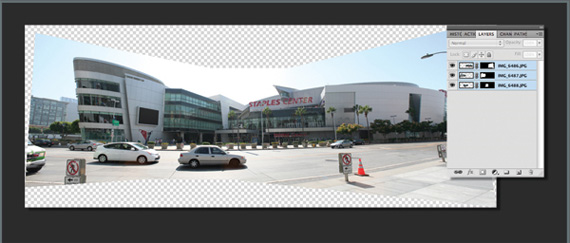 staples center cityscape