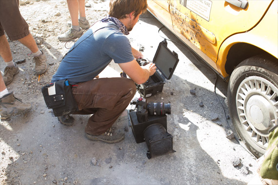 slr cameras used to film action in avengers