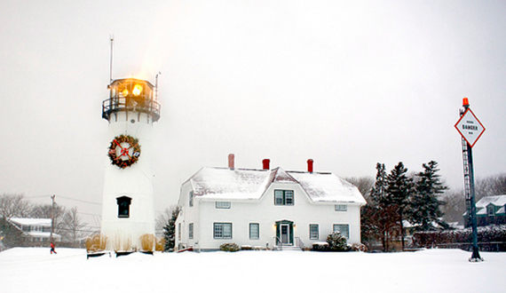 "Christmas Lighthouse" captured by Christopher Seufert. (Click image to see more from Christopher Seufert.)