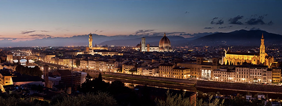 european city panorama