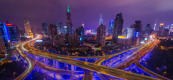 Shanghai night timelapse