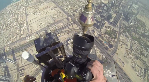 camera at the tallest building