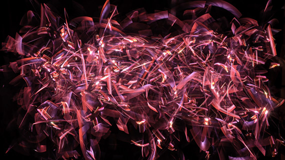 pink light painting