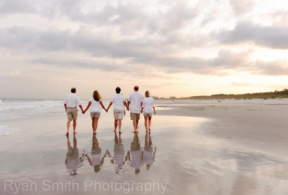 family of 6 photo poses