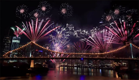 Luke Ballard brisbane australia fireworks