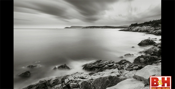 ocean sea shore beach black white clouds