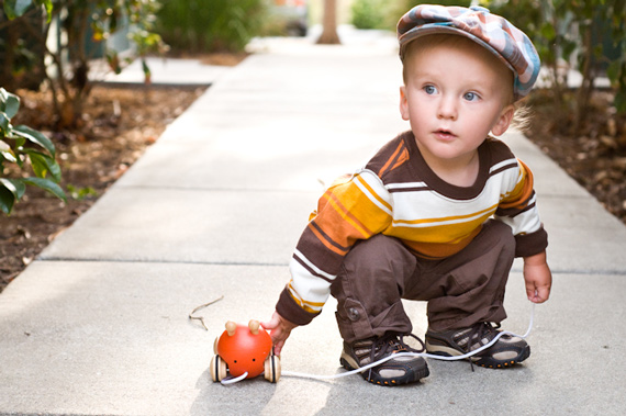 photographing children