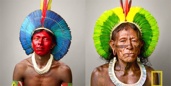 national geographic warrior kayapo martin schoeller