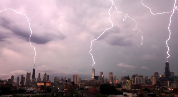 electricity derecho straight line wind strikes 