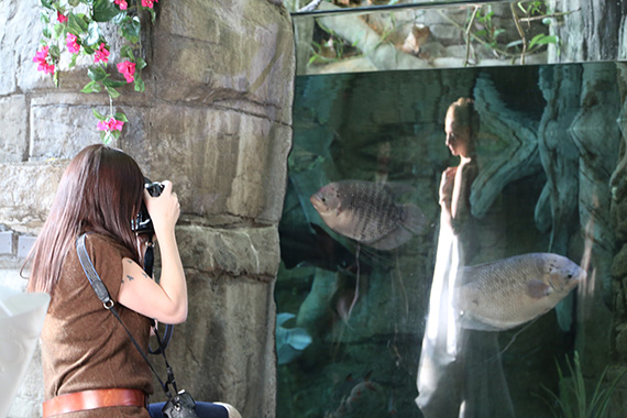 bride-at-aquarium