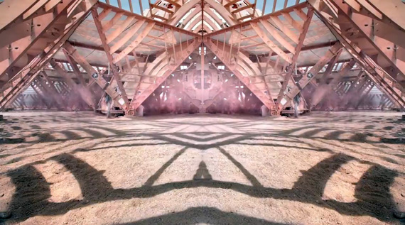 Burning Man temple