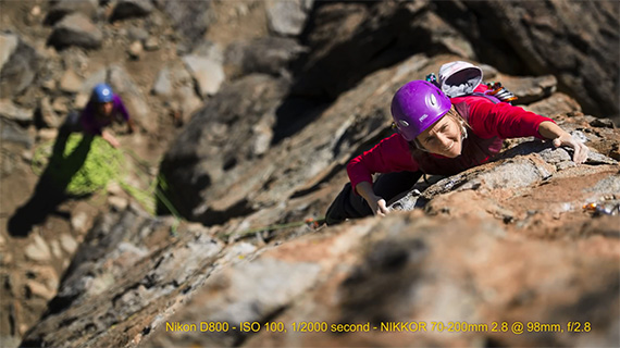 rock climbing photography