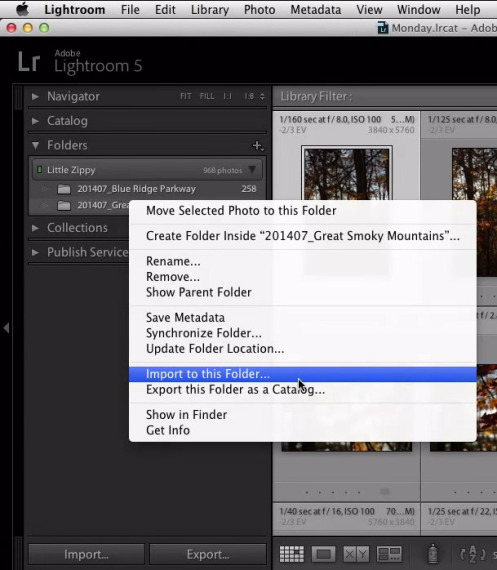 lightroom folder hacks