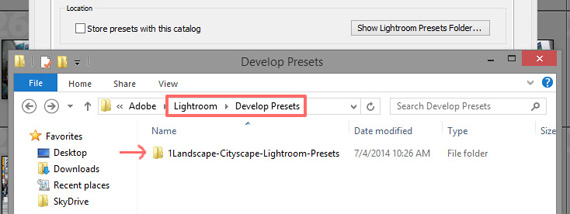 lightroom presets installation