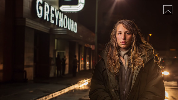 greyhound station portrait