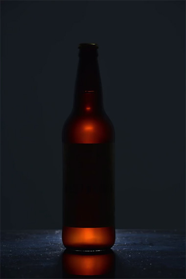 how to light a beer bottle