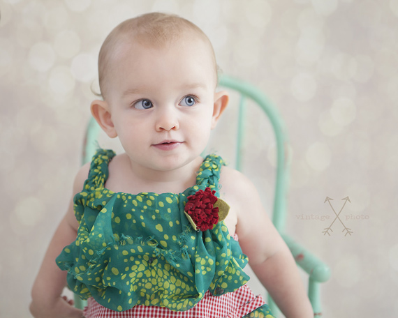 baby portrait with prop