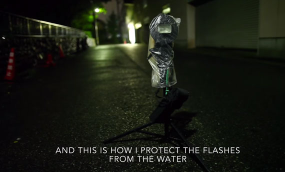 how to protect your flash in the rain