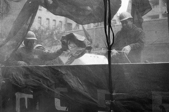 street photo construction workers