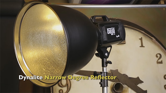 using reflectors on studio strobes