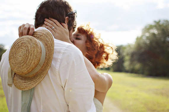 engagement, hands, hat, summer, light, kiss