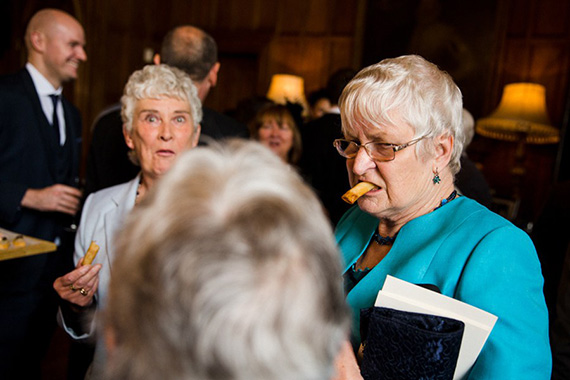 capturing a split second at a wedding