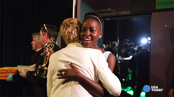 shooting backstage at the Oscars