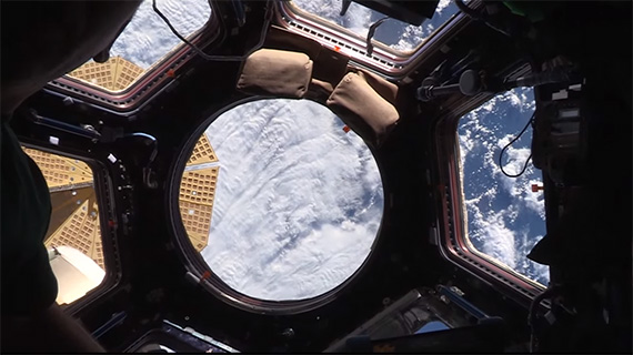 view through the Cupola