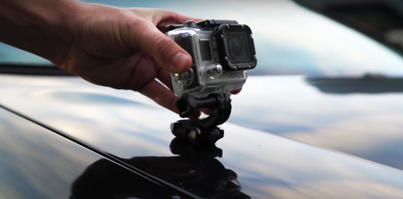 DIY gopro magentic mount