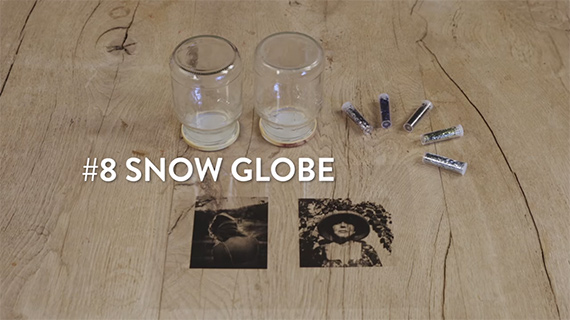 DIY snow globe