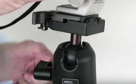 A Ball head can be adjusted quickly