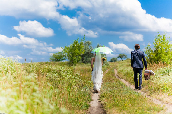 photographing a shy couple