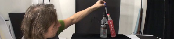 How to Photograph Glass Bottles for Commercials