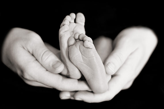 newborn studio photography