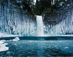 Interesting Photo of the Day: Unique Ice Formations at Abiqua Falls