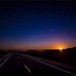 Interesting Photo of the Day: Moonset Over Big Bend