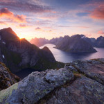 Interesting Photo of the Day: Sunset Over Lofoten, Norway