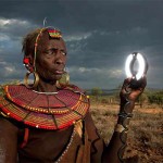 Interesting Photo of the Day: Pokot Woman Skeptically Holding a Ring Flash