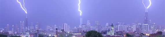 Stormy Timelapse Video Captures Triple Lightning Strike in Chicago