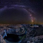 Interesting Photo of the Day: Milky Way Over Palouse Falls