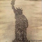 Interesting Photo of the Day: Human Statue of Liberty Made of 18,000 U.S. Soldiers