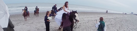 Photo Shoot Gone Wrong: Bride Thrown Off of a Horse