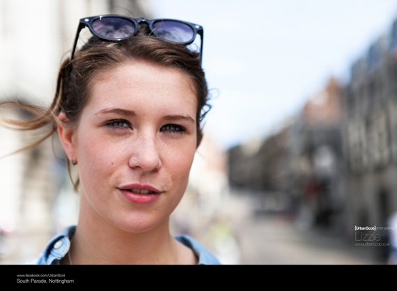 portrait with blurred background