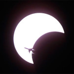 Interesting Photo of the Day: Plane Soars Through a Solar Eclipse