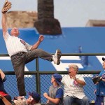 Interesting Photo of the Day: Sneaky 65-Year-Old Catches Home Run Ball